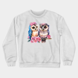 owl Blue Crewneck Sweatshirt